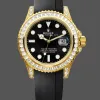 Rolex Yacht-Master 42 226668TBR Replica - Quadrante Nero Lunetta con Diamanti