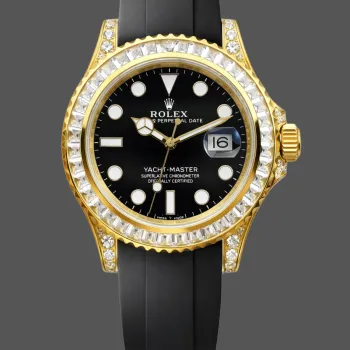 Rolex Yacht-Master 42 226668TBR Replica - Quadrante Nero Lunetta con Diamanti