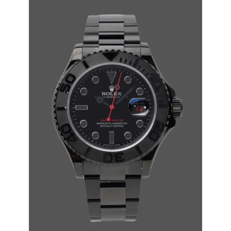 Rolex Yacht-Master 116622 Replica - Quadrante Nero Acciaio Inossidabile
