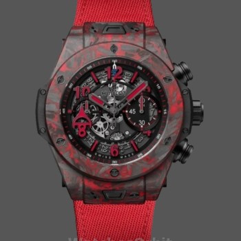 Replica Hublot Big Bang Unico Red Carbon Alex Ovechkin 45 mm Uomo 411.QV.1123.NR.OVK21 Nero