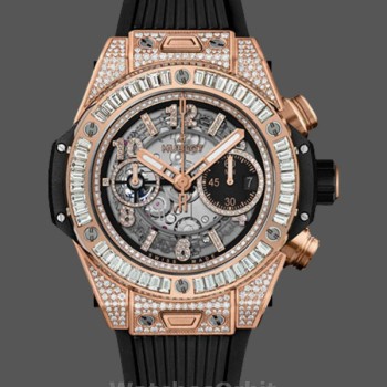 Replica Hublot Big Bang Uomo 44 mm 421.OX.1180.RX.0904 Quadrante scheletrato nero