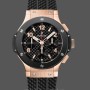 Replica Hublot Big Bang 301.PB.131.RX Uomo 44MM Cinturino in gomma nera Nero