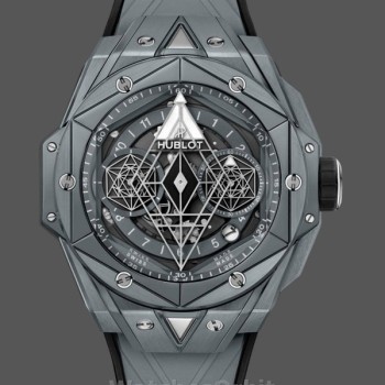 Replica Hublot Big Bang-418.FX.8007.RX.MXM21 da uomo, 45 mm, grigio