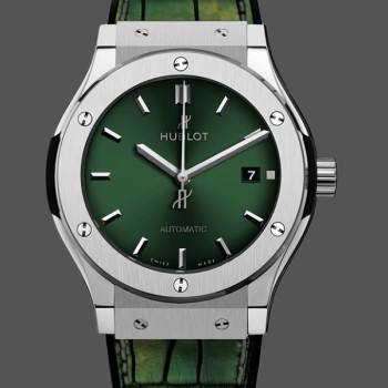 Replica Hublot Classic Fusion Uomo Quadrante verde 511.NX.8970.LR Quadrante verde