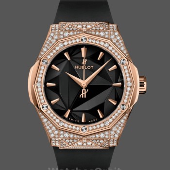 Replica Hublot Classic Fusion 40 mm in ceramica e acciaio - 550.OS.1800.RX.1604.ORL19 Nero