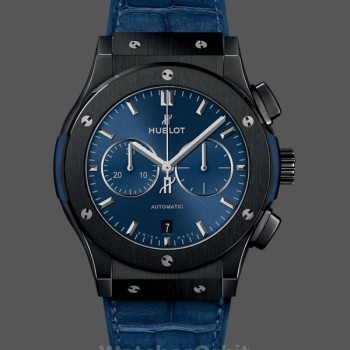 Replica Cronografo Hublot Classic Fusion Uomo-541.CM.7170.LR, 45 mm, Blu Uomo