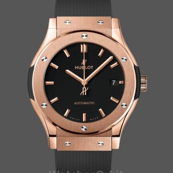 Replica Hublot Classic Fusion King Gold 42mm Automatico Uomo - 542.OX.1181.RX Nero
