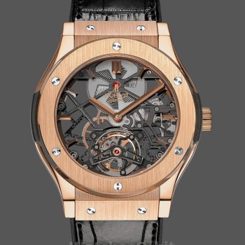 Replica Hublot Classic Fusion Skeleton Tourbillon Uomo 505.OX.0180.LR Quadrante scheletrato 45 mm