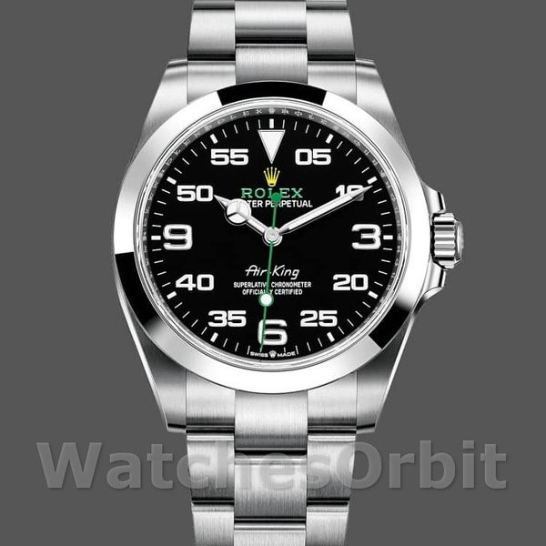 Replica Rolex Air King 40 mm Uomo-126900 0001-Oyster Acciaio Inox Blu
