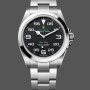 Replica Rolex Air-King 40 mm Uomo-116900-Acciaio inossidabile-Calendario arabo nero Blu
