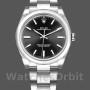 Replica Rolex Oyster Perpetual Air-King-114200, 34 mm, quadrante nero, Unisex Nero