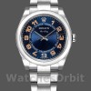 Replica Rolex Oyster Perpetual Air-King-114200 unisex, 34 mm, quadrante blu concentrico, blu concentrico unisex