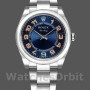 Replica Rolex Oyster Perpetual Air-King-114200 unisex, 34 mm, quadrante blu concentrico, blu concentrico unisex
