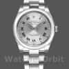 Replica Rolex Oyster Perpetual Air-King Unisex 34 mm Unisex-114200 - Quadrante argento Argento