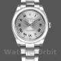 Replica Rolex Oyster Perpetual Air-King Unisex 34 mm Unisex-114200 - Quadrante argento Argento