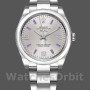 Replica Rolex Oyster Perpetual Air-King-114200 unisex, 34 mm, quadrante argento, unisex argento