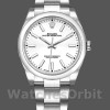 Replica Rolex Oyster Perpetual Air-King-114200 unisex, 34 mm, quadrante bianco, Unisex Bianco