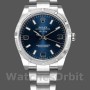 Replica Rolex Oyster Perpetual Air-King-114210 unisex, 34 mm, quadrante blu, unisex blu