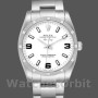 Replica Rolex Oyster Perpetual Air-King-114210 unisex, 34 mm, quadrante bianco, Unisex Bianco
