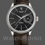 Replica Rolex Cellini Date 39 mm Uomo-50519-Pelle marrone-Comparatore nero Nero<br />