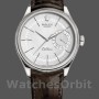 Replica Rolex Cellini Date 39mm Uomo-50519-Pelle marrone-Comparto argento Argento