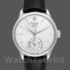 Replica Rolex Cellini Dual Time 39mm Uomo-50529-Comparto Argento Argento