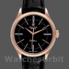 Replica Rolex Cellini Time 39 mm Uomo-50505-Cinturino in pelle nera-Comparatore nero Nero