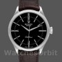 Replica Rolex Cellini Time 39 mm Uomo-50509-Cinturino in pelle marrone-Comparto nero Nero