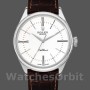 Replica Rolex Cellini Time 39mm Uomo-50509-Cinturino in pelle marrone-Componente bianco Bianco