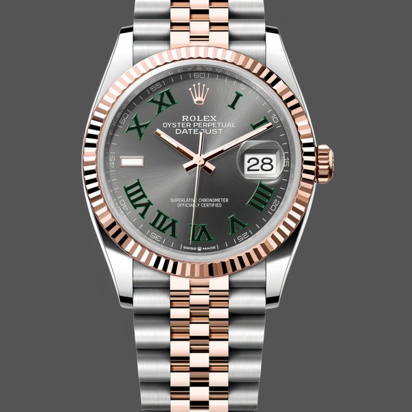 Replica Rolex Datejust 31/41-m278274 0030, Oystersteel, Quadrante argento, Argento, Uomo