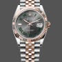 Replica Rolex Datejust 31/41-m278274 0030, Oystersteel, Quadrante argento, Argento, Uomo