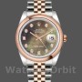 Replica Rolex Datejust 36 mm Unisex-116201-Componente nero in madreperla MOP