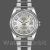 Replica Rolex Datejust 36mm Unisex-116234-Ghiera argentata Quadrante argentato-Ghiera scanalata Argento