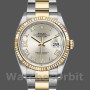 Replica Rolex Datejust 36mm Unisex-126233-Argento Quadrante con numeri romani Argento