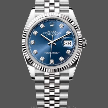 Replica Rolex Datejust 36mm Unisex-126234-Blue Quadrante Diamante Blu Unisex-126234-Blue Quadrante Diamante Blu