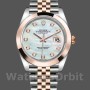 Replica Rolex Datejust 41 mm Uomo-126301-Componente bianco MOP Quadrante di diamanti MOP