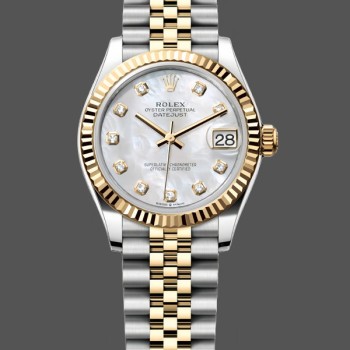 Replica Rolex Datejust 41-126333, motivo scanalato dorato, quadrante champagne Quadrante champagne