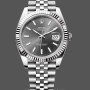 Replica Rolex Datejust-126334 0014, 41 mm, quadrante grigio rodio scuro, Uomo
