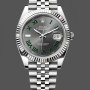 Replica Rolex Datejust 36-126231 0030 unisex, quadrante ardesia, bracciale Oyster, grigio