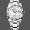 Replica Rolex Datejust 41 mm Uomo-126334-Ghiera scanalata-Comparatore bianco MOP MOP
