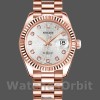 Replica Rolex Datejust-178275 da donna, 31 mm, quadrante oro Everose Jubile Silver, Lady Silver