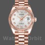 Replica Rolex Datejust-178275 da donna, 31 mm, quadrante oro Everose Jubile Silver, Lady Silver