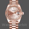 Replica Rolex Datejust 31 mm Donna-178275-Calendario rosa-Oro Rosa
