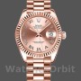 Replica Rolex Datejust 31 mm Donna-178275-Comparatore romano rosa-oro rosa
