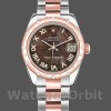 Replica Rolex Datejust 31 mm Donna-178341-Componente nero madreperlato MOP