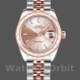 Replica Rolex Datejust 31 mm Donna-178341-Dal quadrante rosa Baton-Oro Rosa