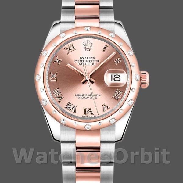 Replica Rolex Datejust 31mm Donna-178341-Rosa quadrante rosa numeri romani Rosa