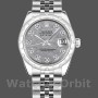 Replica Rolex Datejust 31 mm Donna-178344-Calendario grigio meteorite Grigio meteorite