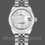 Replica Rolex Datejust 31 mm Donna-178344-Madreperla bianca Quadrante di diamanti MOP