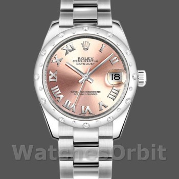Replica Rolex Datejust 31 mm Donna-178344-Rosa quadrante romano Rosa
